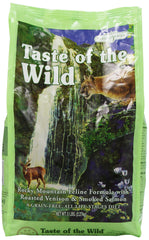 Taste of the Wild venado asado y salmón ahumado para gatos, proteína de calidad para gatos activos.