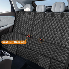TAUYANG cubierta asiento trasero antideslizante, evita movimientos del perro durante la conducción.