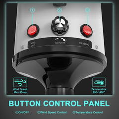 Controles de velocidad y temperatura para comodidad del animal.