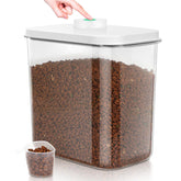 TBMax contenedor de alimento para perros con tapa emergente para frescura