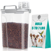 TBMax Contenedor para alimentos de mascotas con capacidad de 6 cuartos y cierre hermético.