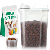 tbmax contenedor hermetico para alimentos de mascotas con tapa hermetica que evita derrames.