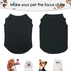 Tealots camiseta canina de algodón, tejido suave y cómodo.
