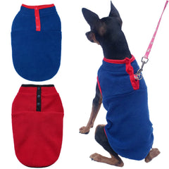 Tealots suéter para perros, frente, mantiene a tu mascota cálida durante paseos.