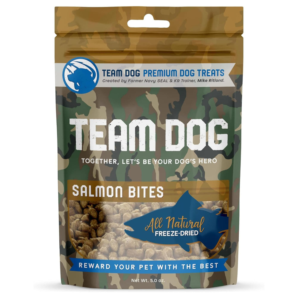 Team Dog salmón trocitos para entrenamiento, premia la atención durante las sesiones