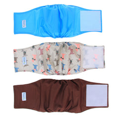 Teamoy banda reutilizable para perros con interior acolchado, comodidad suave para la cintura