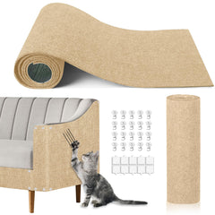 TEBANTY alfombra rasguño gato protege muebles y ofrece zona de afilar garras.