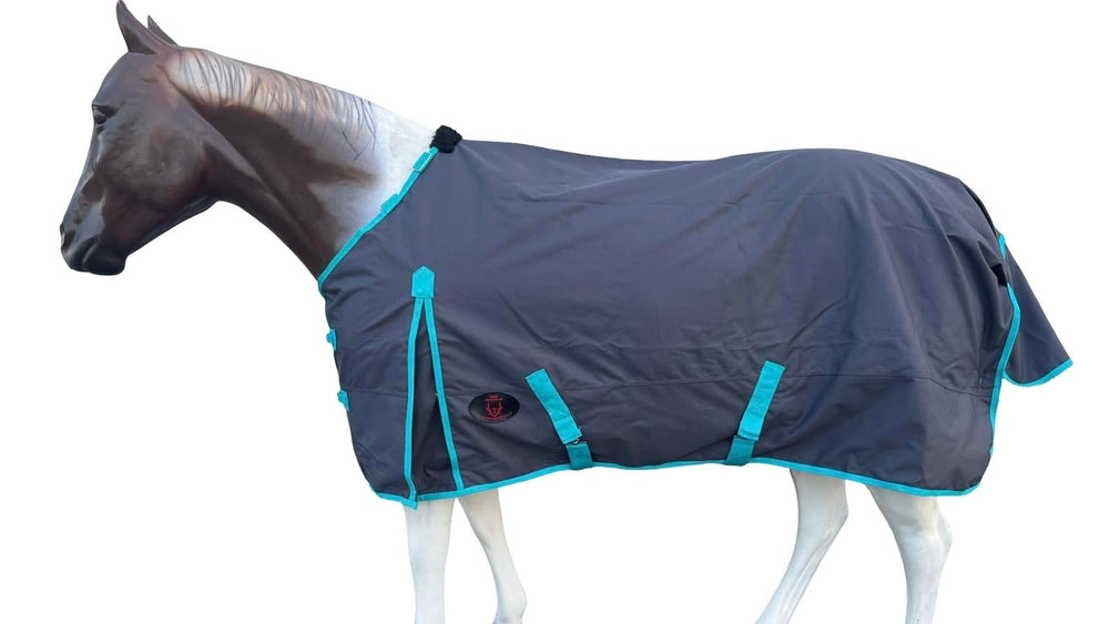 Tech Equestrian manta impermeable 1200denier frontal, protege contra lluvia y viento