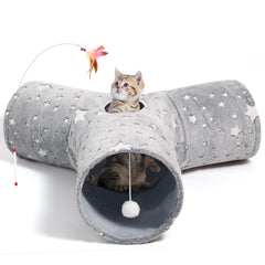 Tempcore túnel de gato 3 vías para explorar y ejercitarse en casa