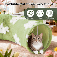 Tempcore Tunel Gato colapsable y portátil para viajar y guardar fácilmente.