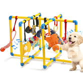 Gimnasio Tengantongda para cachorros con 9 juguetes colgantes para estimulación