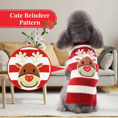TENGZHI sudadera perro navidad reno costuras, durabilidad para uso diario.