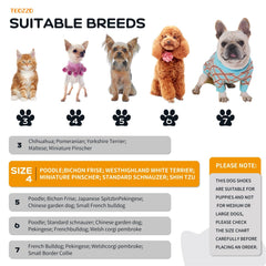 TEOZZO botas para perros - guía de tallas para medir patas.