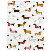 Manta TERSTIN dachshund personalizada, ideal regalo para amantes de perros