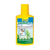 Tetra SafeStart Plus frasco-dosis para iniciar acuario rápidamente y apoyar un ambiente estable.