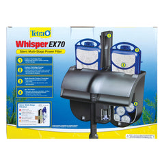 Tetra Whisper EX70 muestra flujo continuo para agua estable y limpia