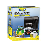 Filtro Tetra Whisper para tanque de 10 galones, filtración silenciosa para acuarios