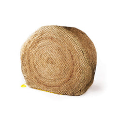 Texas Haynet red de heno redondo instalada para caballos, ahorro de heno.