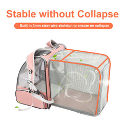 Texsens transporte para mascotas con base acolchada para comodidad.