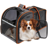 Texsens mochila gato expandible con tunel para viajes cómodos
