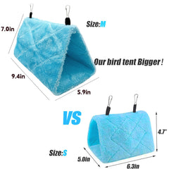 Tfwadmx hamaca para aves cálida y acogedora para sueño cómodo.