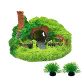Tfwadmx hobbit cueva acuario, refugio para peces pequeños