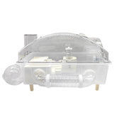 Jaula Tfwadmx para hamster enano con techo acrílico, ideal para observar comidas y juego.