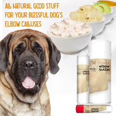 The Blissful Dog, manteca de karité y aceite de almendra en codo.
