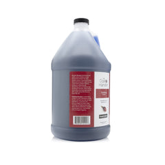 The Coat Handler Clarifying Dog Shampoo etiqueta legible que resalta brillo y limpieza.