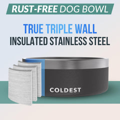 The Coldest Water aislamiento triple mantiene el agua fresca