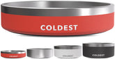 The Coldest Water tazón para perros con aislamiento de tres capas, ideal para uso diario.