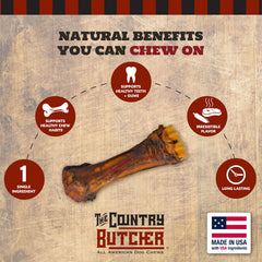 Producción en Estados Unidos de The Country Butcher con proveedores inspeccionados.