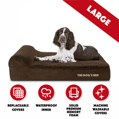 The Dog’s Balls cama para displasia de cadera y otras condiciones.
