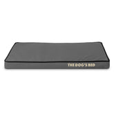 Funda exterior The Dog's Bed gris con ribete negro para protección y limpieza