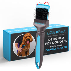 The Doodle Brush cepillo slicker para perros de pelo largo, desenreda sin esfuerzo