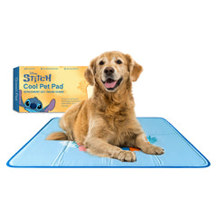 The Green Pet Shop Cool Pet Pad Disney Stitch grande, ideal para descanso fresco.