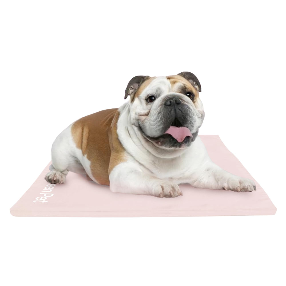 Funda The Green Pet Shop para almohadilla enfriante mediana nude rosa protege y mantiene limpia.