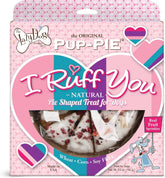 Pup-Pie de The Lazy Dog Cookie Co. pastel horneado para cumpleaños caninos.