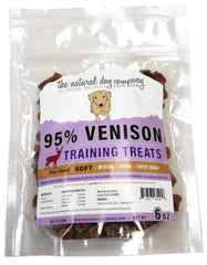 The Natural Dog carne de venado, trozos suaves, ideales para entrenamiento y paseos.