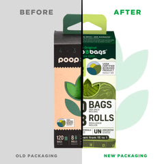 The Original Poop Bags: 960 unidades listas para paseos diarios