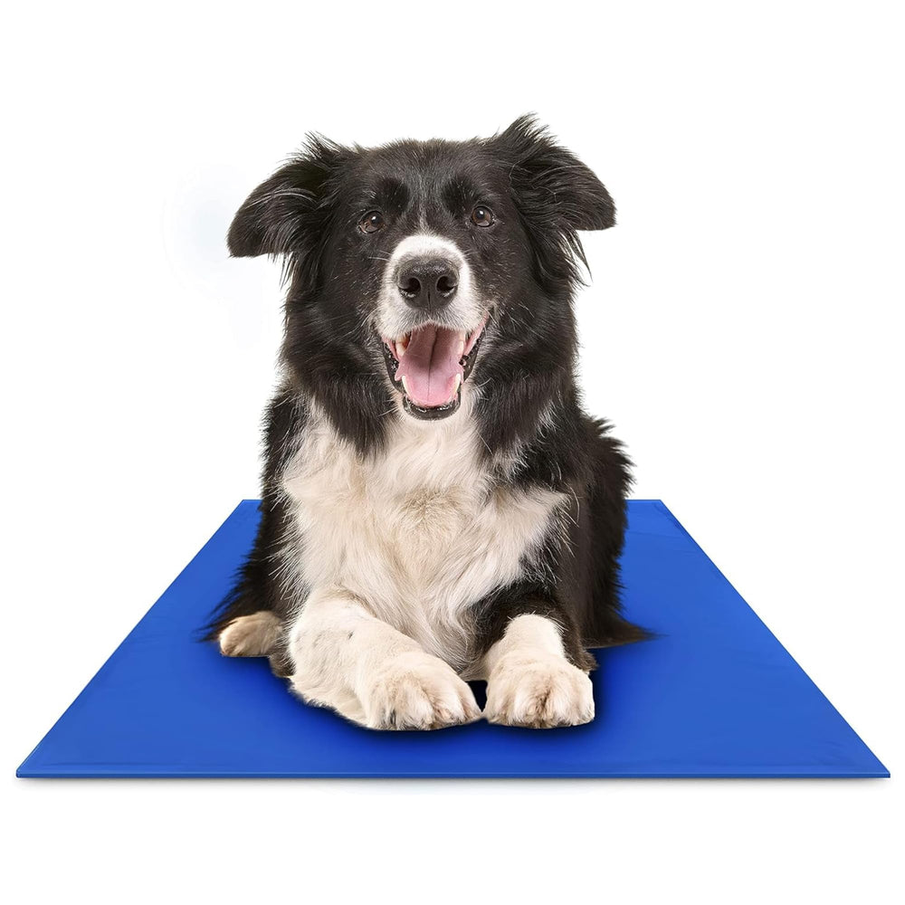 THEGREENPETSHOP Chillz Gel Mat grande, uso interior, enfriamiento cómodo para mascotas.