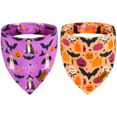 Bandana THLOH Halloween para perros, cierre de presión, ajuste cómodo.