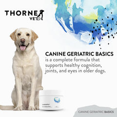 Textura suave en polvo de ThorneVET Canino Geriátrico Básicos para mezclar en la comida