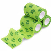 Threlaco vendaje para perros verde, evita mordiscos, medida 3 pulgadas por 5 yardas