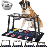 TIDANT: platos elevados para perros grandes, altura cómoda para comer.