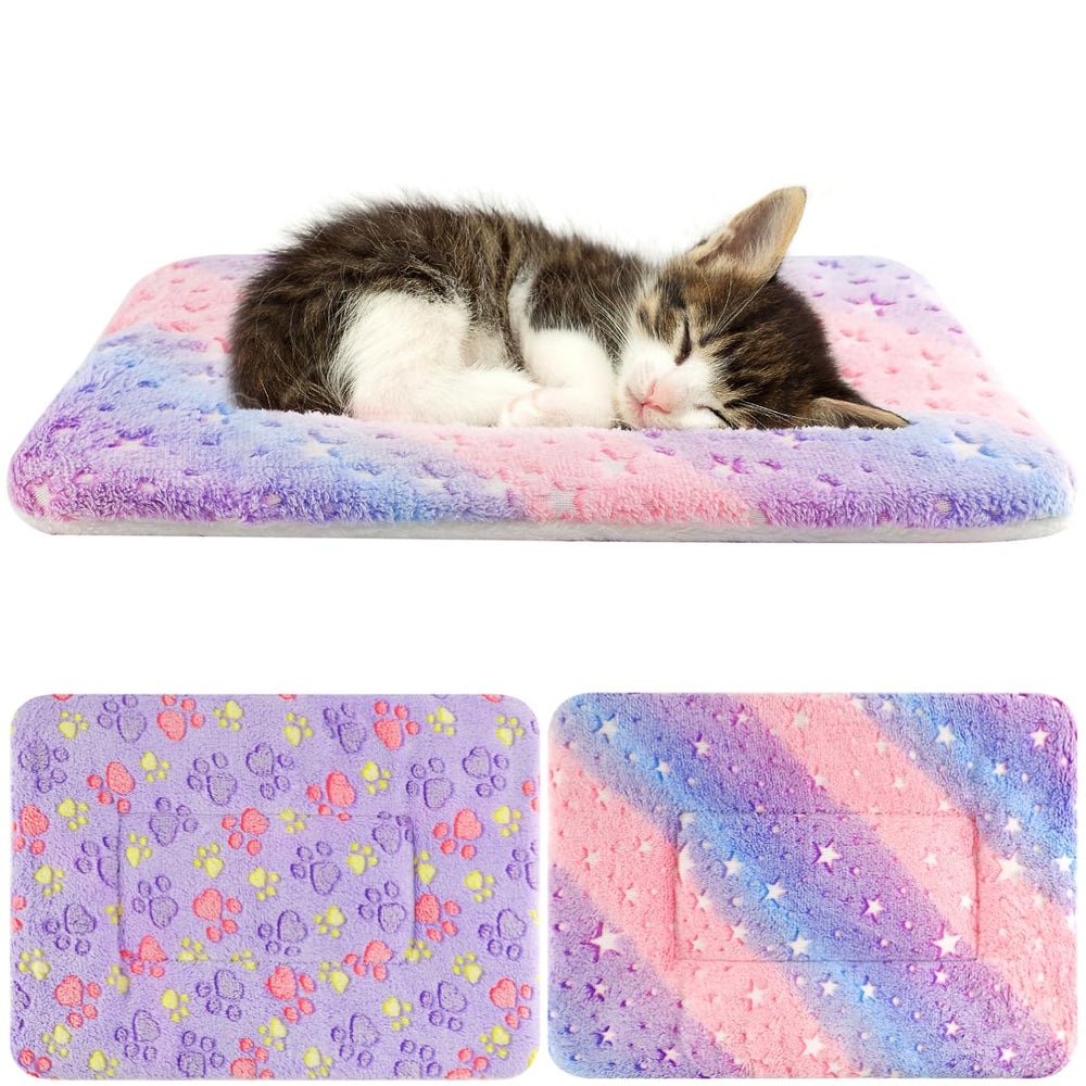 Manta Tierecare para gato, patrón doble, ideal para variar la decoración y uso diario