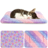 Manta Tierecare para gato, patrón doble, ideal para variar la decoración y uso diario