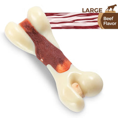 Tikaton Hueso para cachorros que facilita juego seguro.