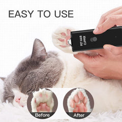Tileon recortadora para mascotas, lavable y con recarga USB para uso exterior.