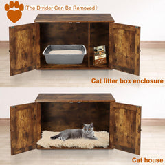 Timberer divisor removible: aumenta el espacio para gatos grandes